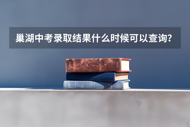巢湖中考录取结果什么时候可以查询？