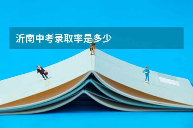 沂南中考录取率是多少