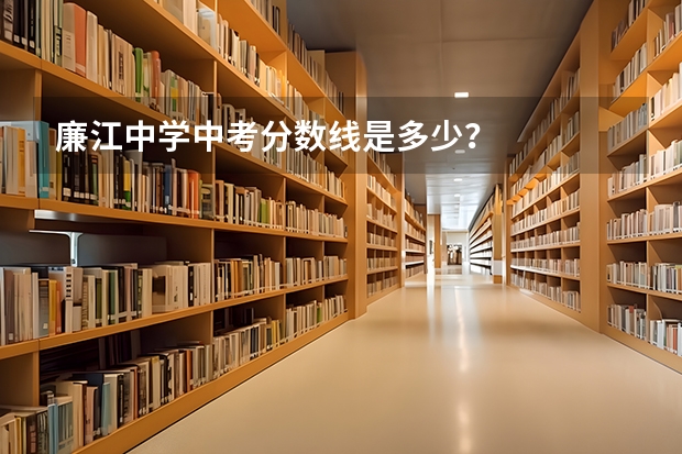 廉江中学中考分数线是多少？
