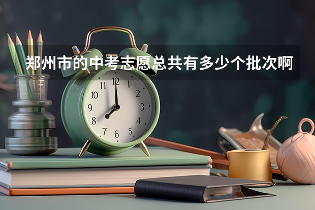 郑州市的中考志愿总共有多少个批次啊