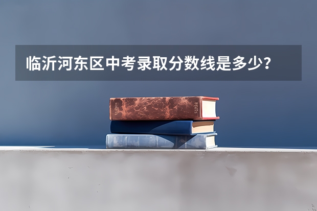 临沂河东区中考录取分数线是多少？