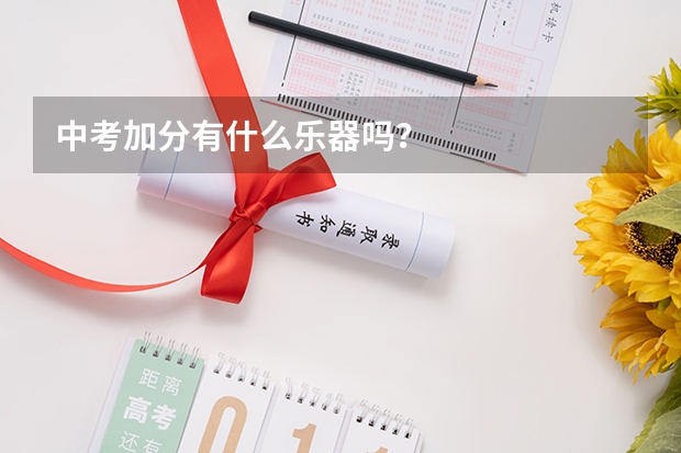 中考加分有什么乐器吗？