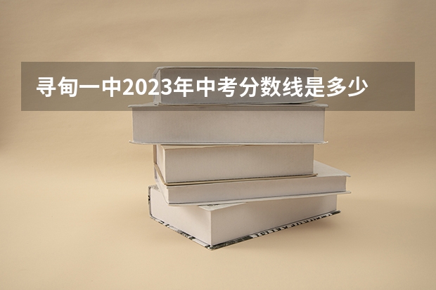 寻甸一中2023年中考分数线是多少分呢？