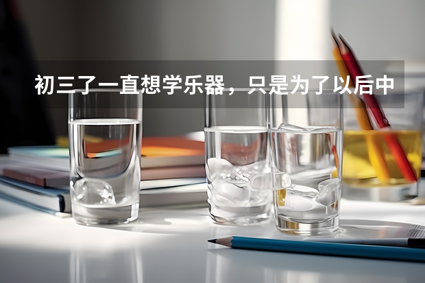 初三了一直想学乐器，只是为了以后中考时加分或面试娱乐公司，应该学什么乐器？