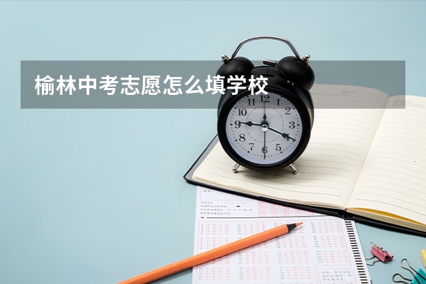 榆林中考志愿怎么填学校