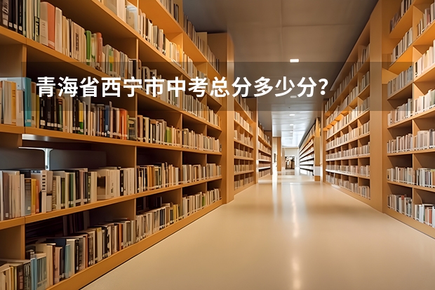 青海省西宁市中考总分多少分？
