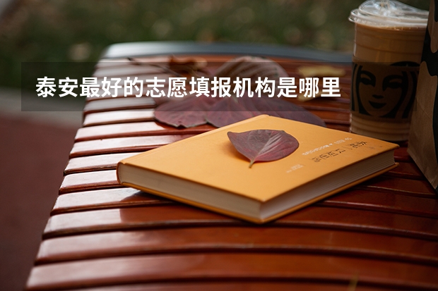 泰安最好的志愿填报机构是哪里