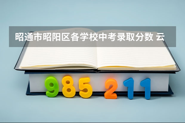 昭通市昭阳区各学校中考录取分数 云南省昭通市昭阳区二中中考录取分数线