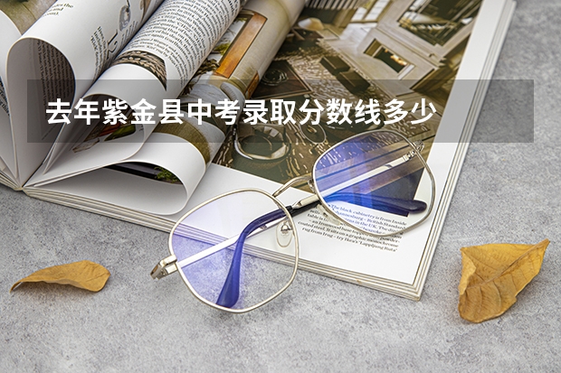 去年紫金县中考录取分数线多少
