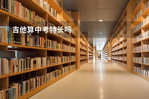 吉他算中考特长吗