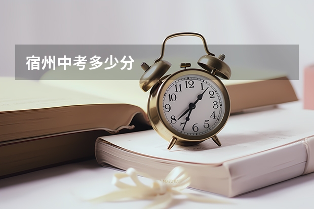 宿州中考多少分