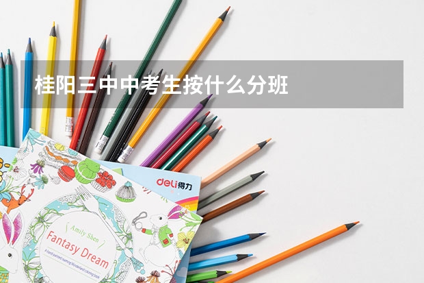 桂阳三中中考生按什么分班
