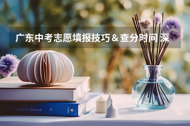 广东中考志愿填报技巧＆查分时间 深圳中考志愿填报时间？
