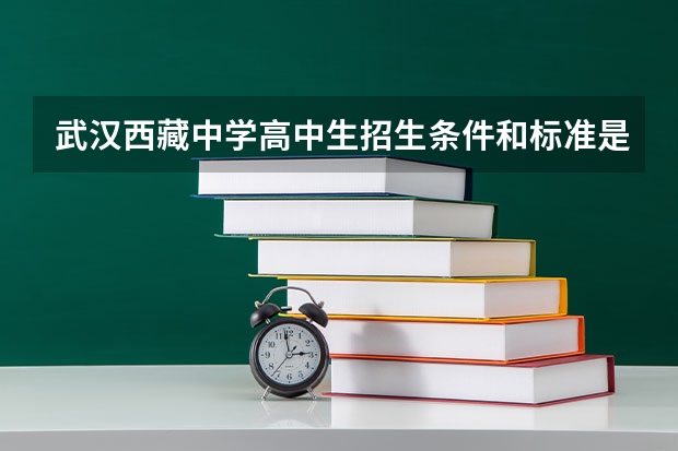 武汉西藏中学高中生招生条件和标准是什么？