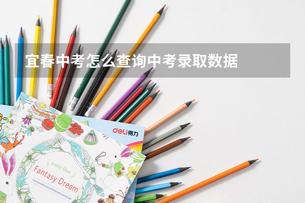宜春中考怎么查询中考录取数据