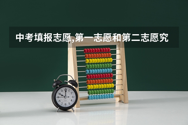 中考填报志愿,第一志愿和第二志愿究竟有什么区别,以及其它信息,我是温州考生,请大家帮个忙