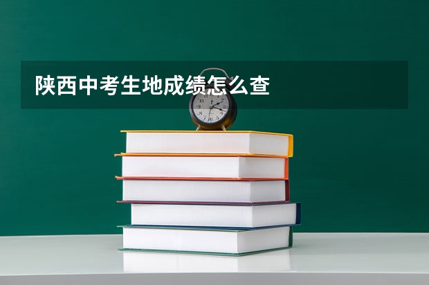 陕西中考生地成绩怎么查