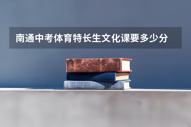 南通中考体育特长生文化课要多少分