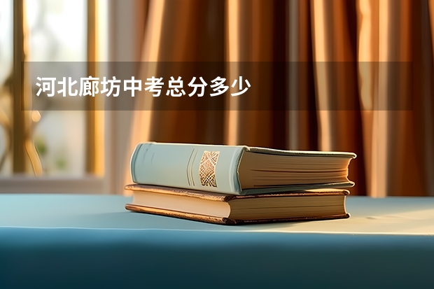 河北廊坊中考总分多少