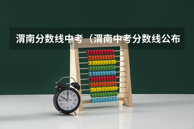 渭南分数线中考（渭南中考分数线公布）
