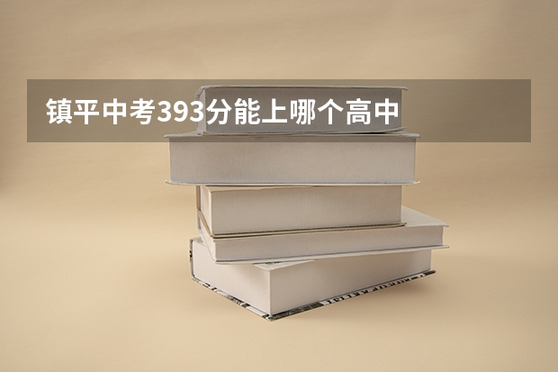 镇平中考393分能上哪个高中