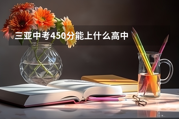 三亚中考450分能上什么高中