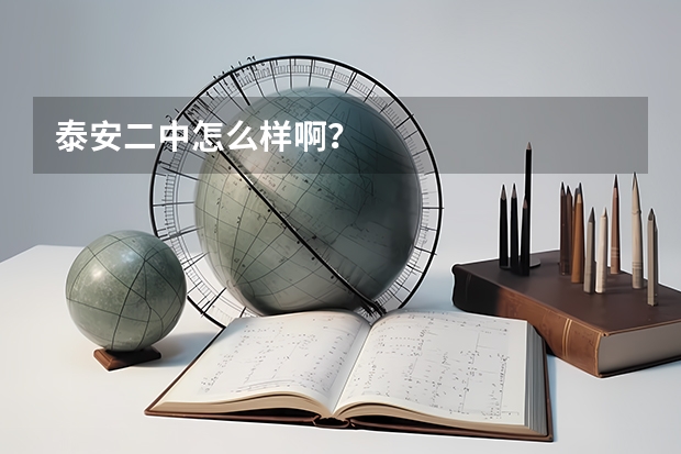 泰安二中怎么样啊？