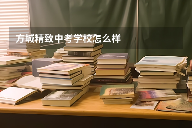 方城精致中考学校怎么样
