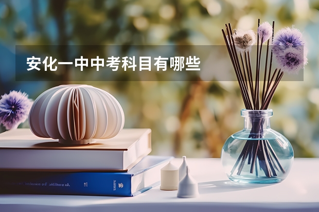 安化一中中考科目有哪些