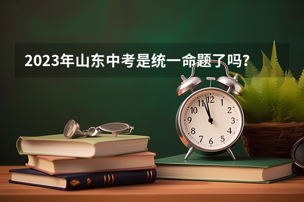 2023年山东中考是统一命题了吗？