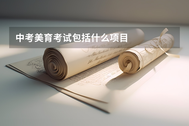 中考美育考试包括什么项目