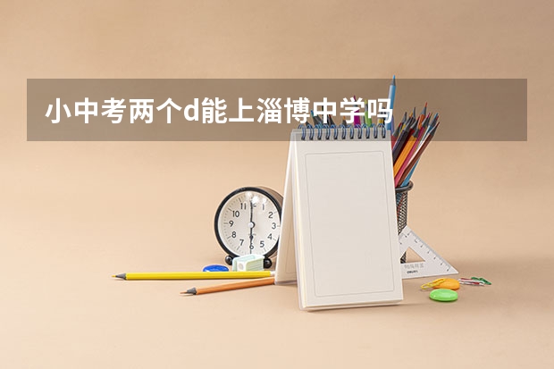 小中考两个d能上淄博中学吗