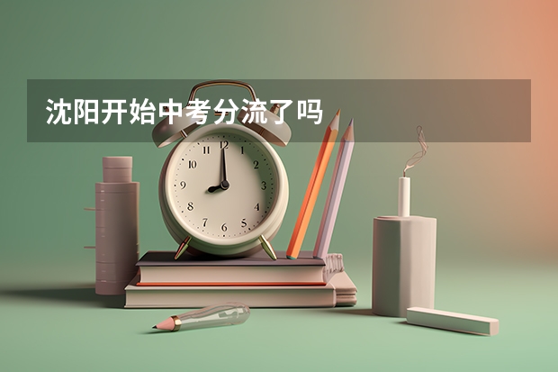 沈阳开始中考分流了吗