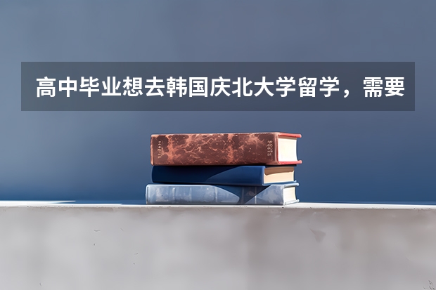 高中毕业想去韩国庆北大学留学，需要什么条件