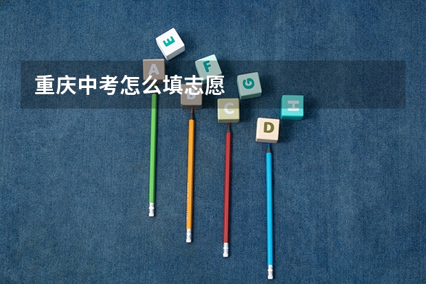 重庆中考怎么填志愿
