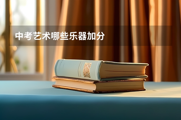 中考艺术哪些乐器加分