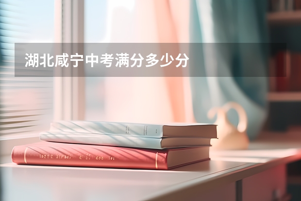 湖北咸宁中考满分多少分